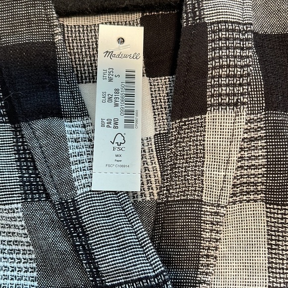 NWT Madewell lakeside popover - size small - Picture 10 of 10